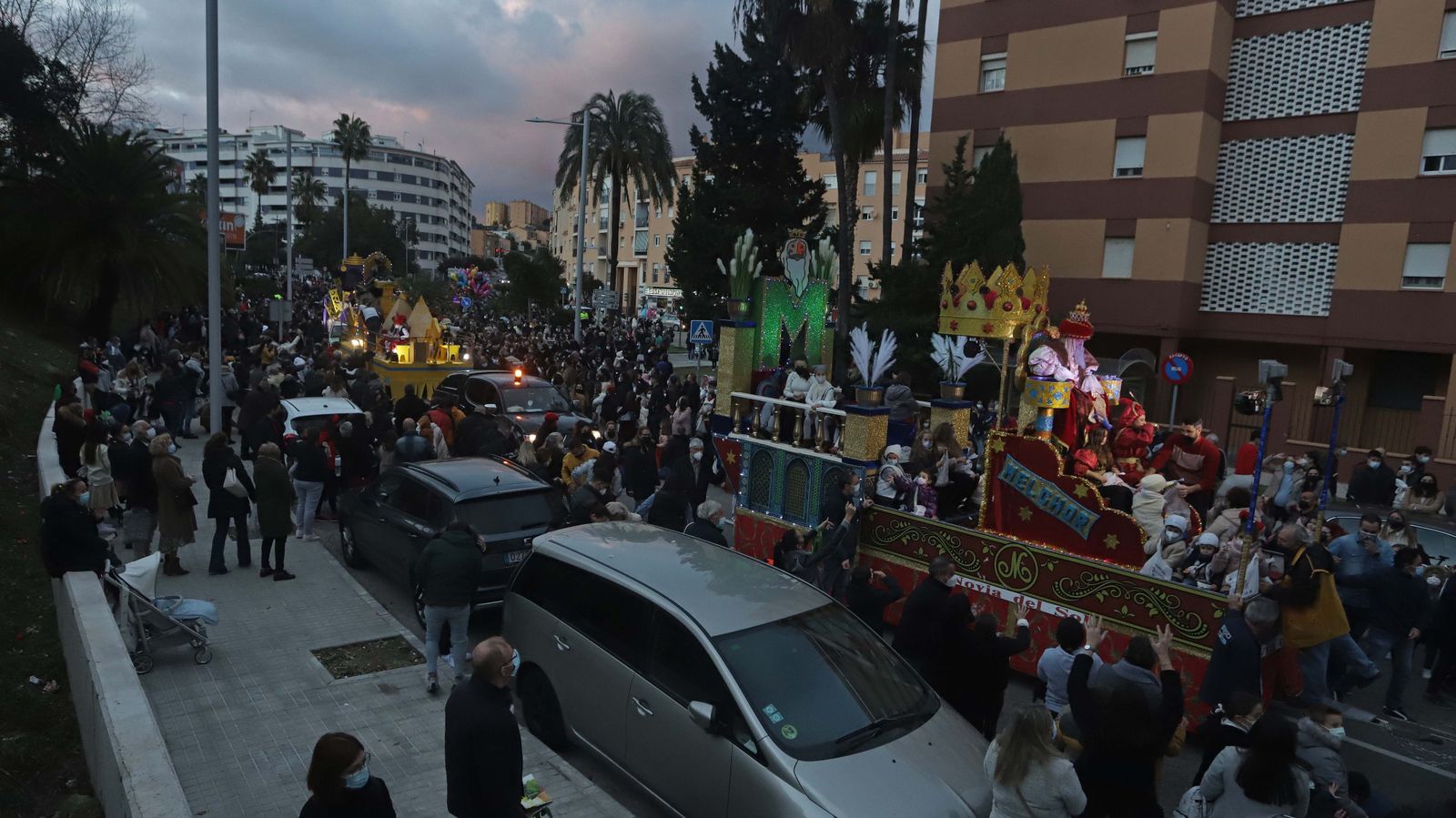 Fotos de la cabalgata de los Reyes Magos en Algeciras