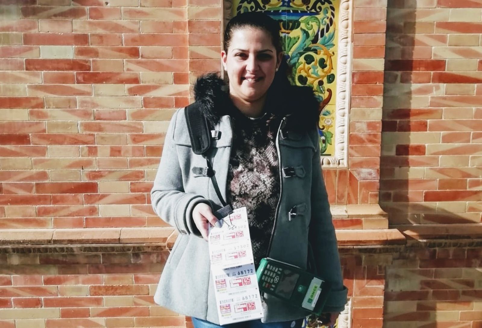 Rosario Alcón, la cuponera que ha vendido el Sueldazo de la ONCE en Sanlúcar.