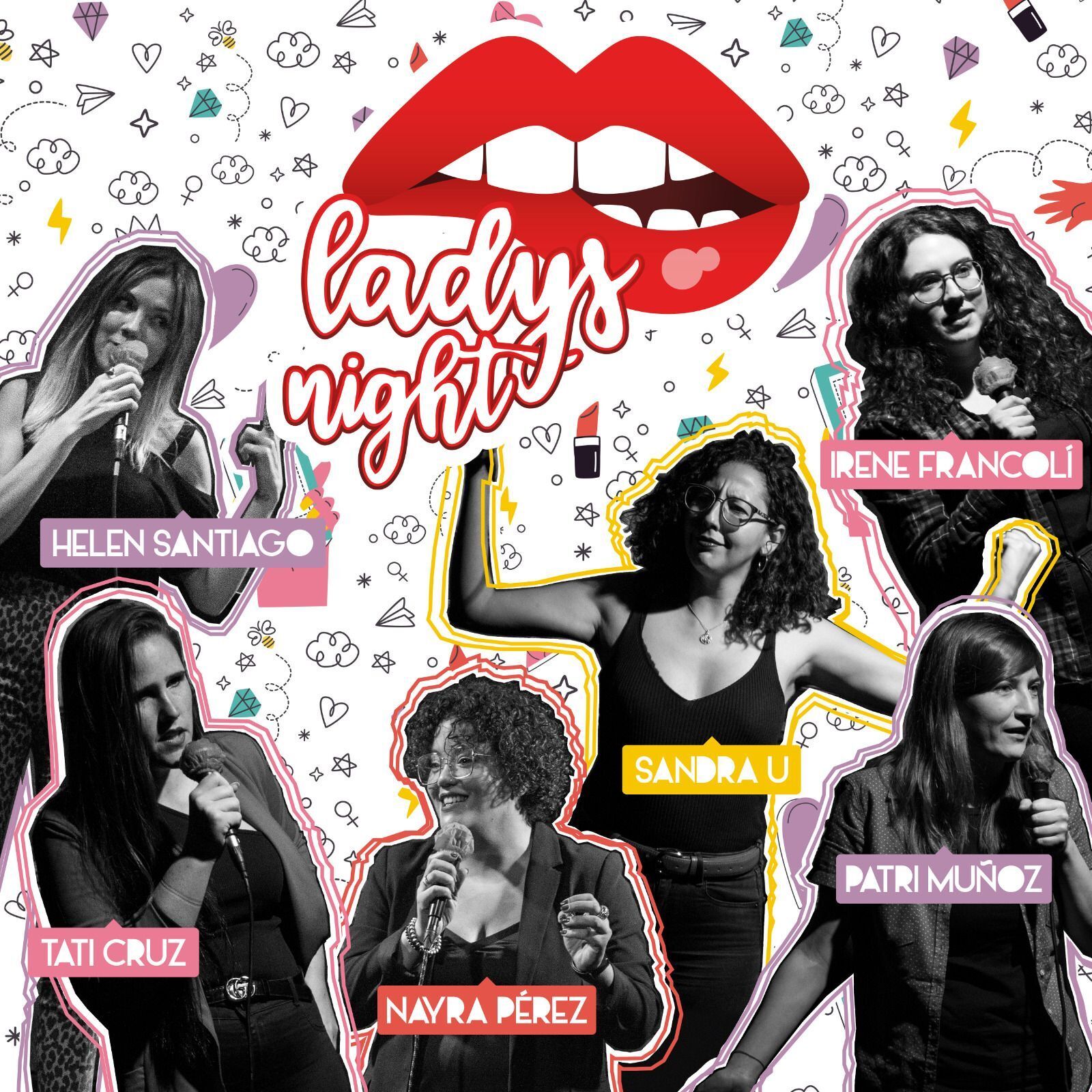 Cartel del espectáculo 'Ladys Night'.