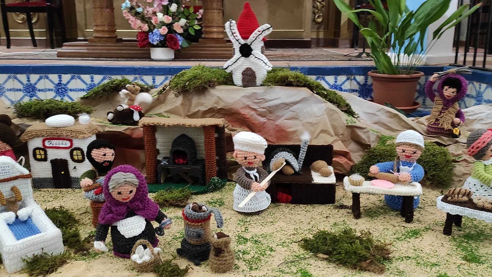 Belén de croché de Castaño del Robledo
