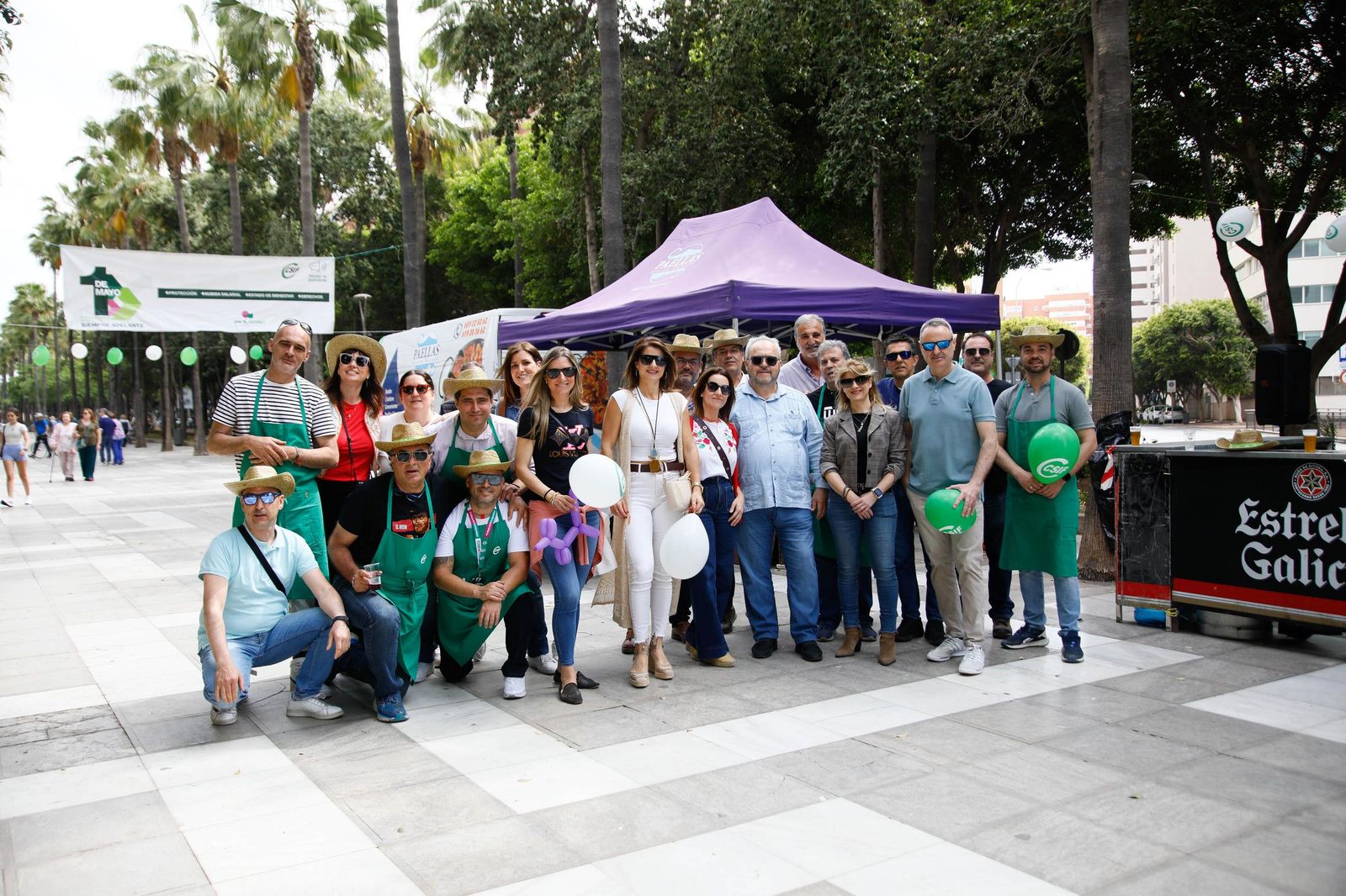 Las imágenes de la celebración del 1 mayo en Almería, Día del Trabajador del CSIF
