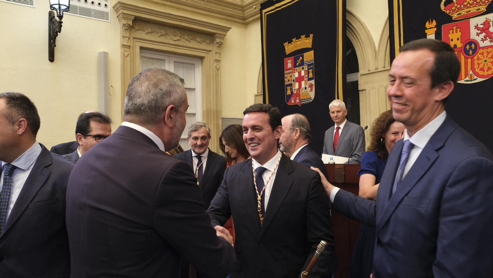 Imágenes del acto de constitución de la Diputación de Almería