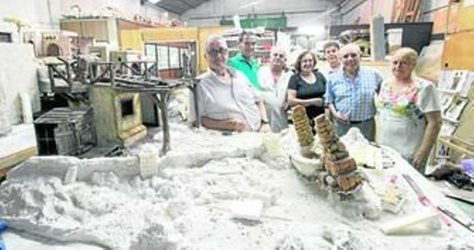 Arte en porexpán y marmolina