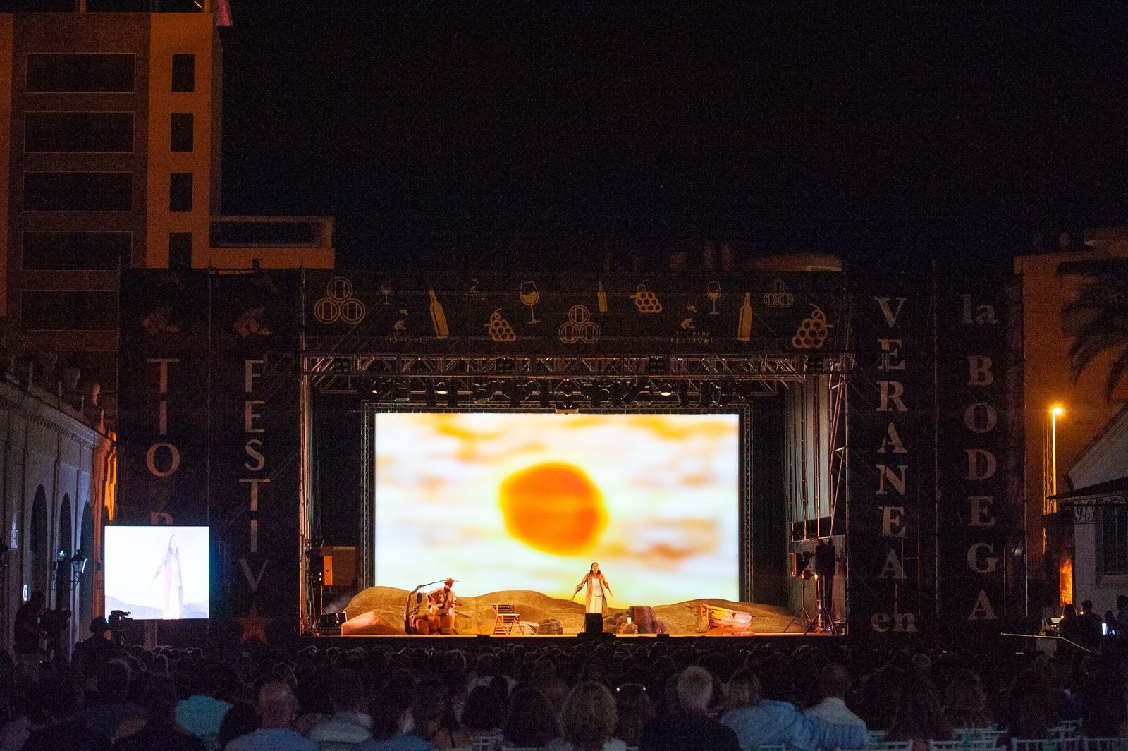 Imágenes de la actuación de la humorista Paz Padilla, en el ciclo TÍO PEPE Comedy