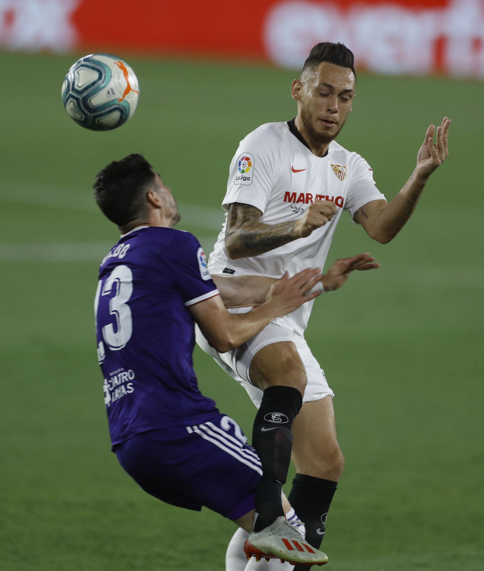 Las imágenes del Sevilla-Valladolid