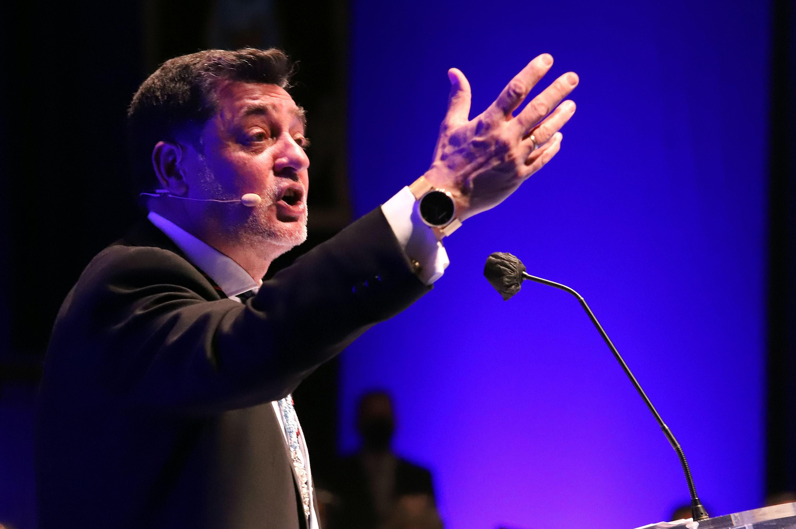 Imágenes del Pregón de la Semana Santa de Huelva 2021 de Eduardo Sugrañes