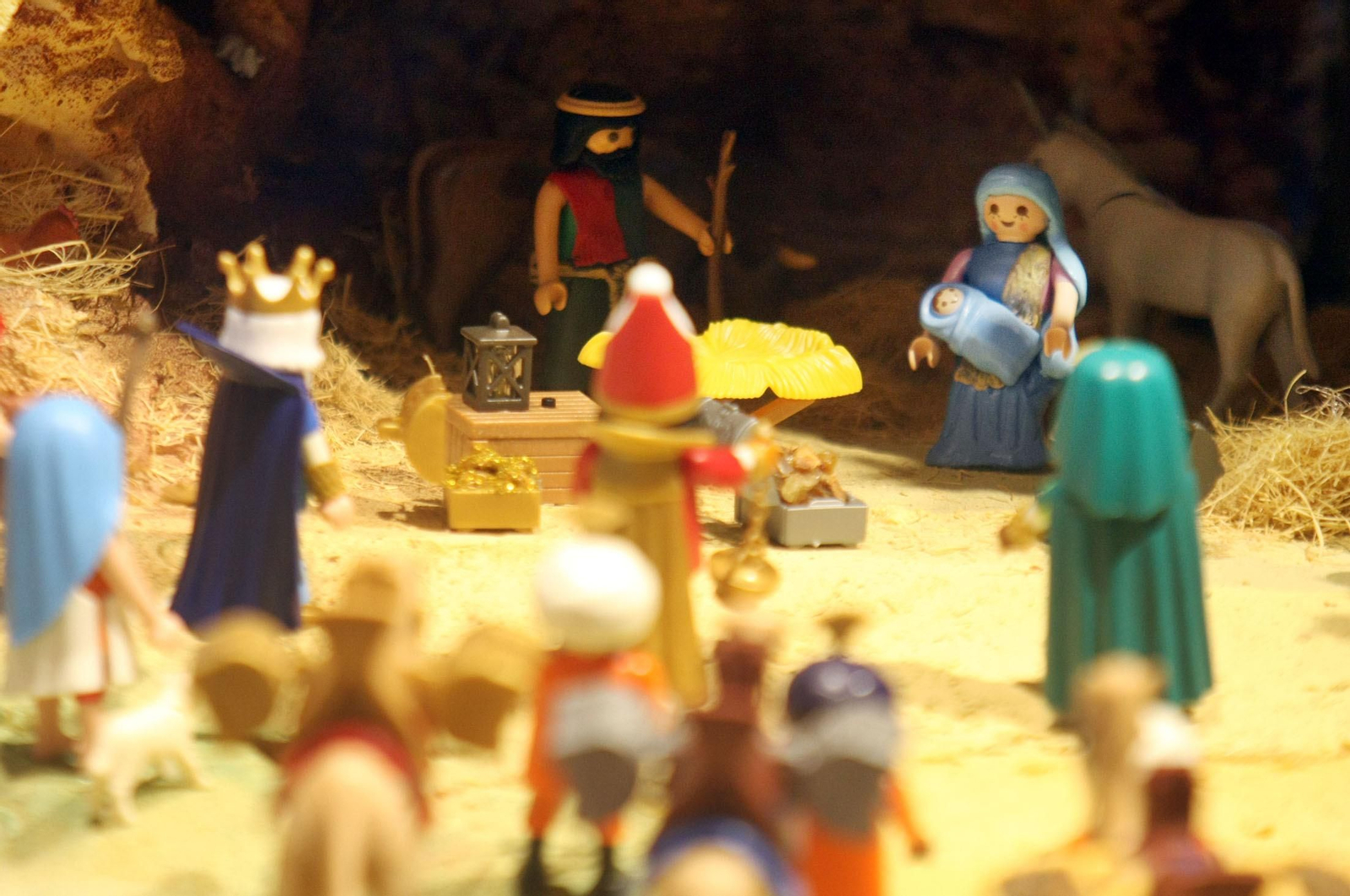 El Rocío albergará esta Navidad un Belén con figuritas de Playmobil en su Casa Hermandad