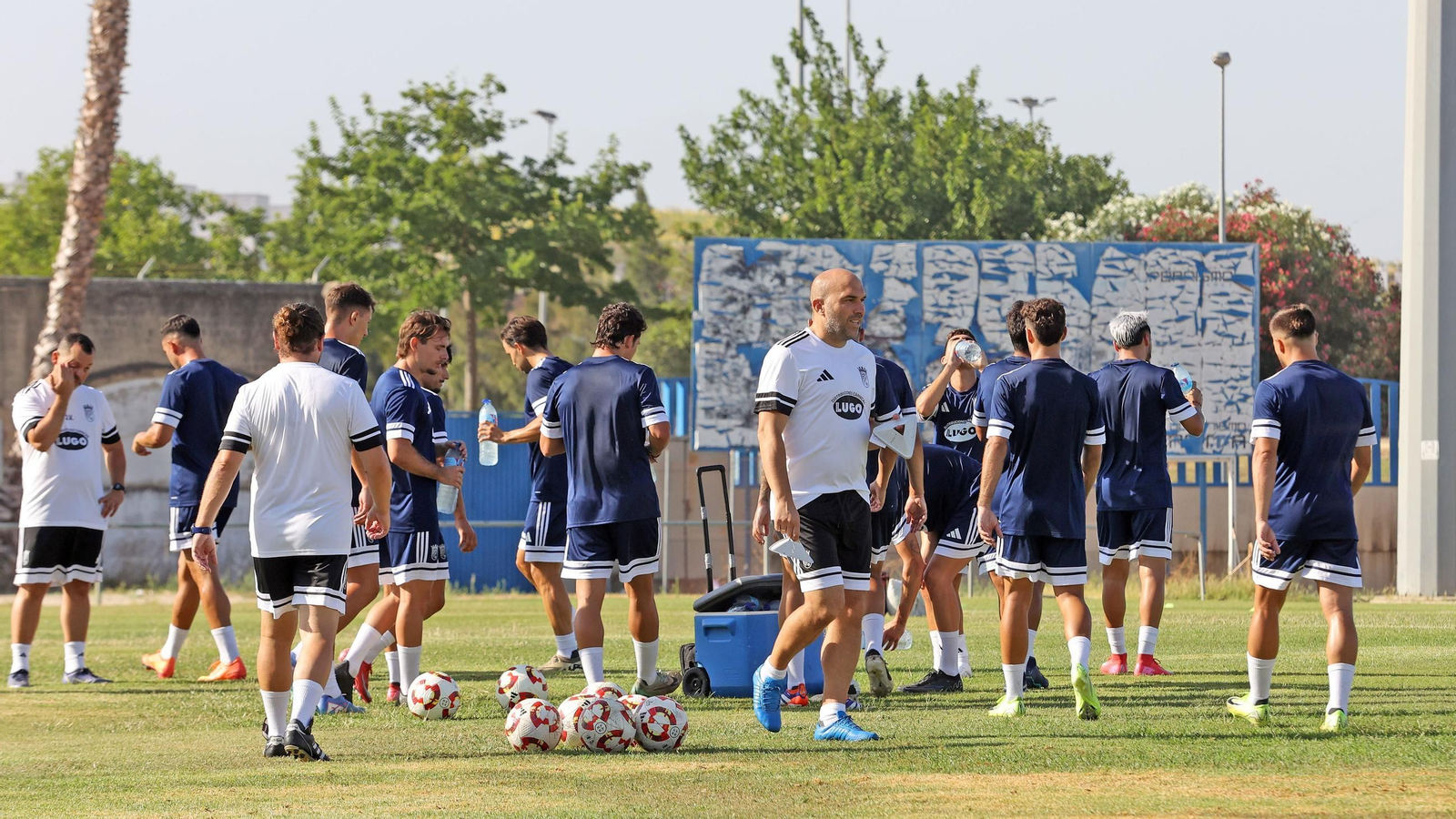 Primer entrenamiento del Xerez CD en el Pedro Garrido de Jerez