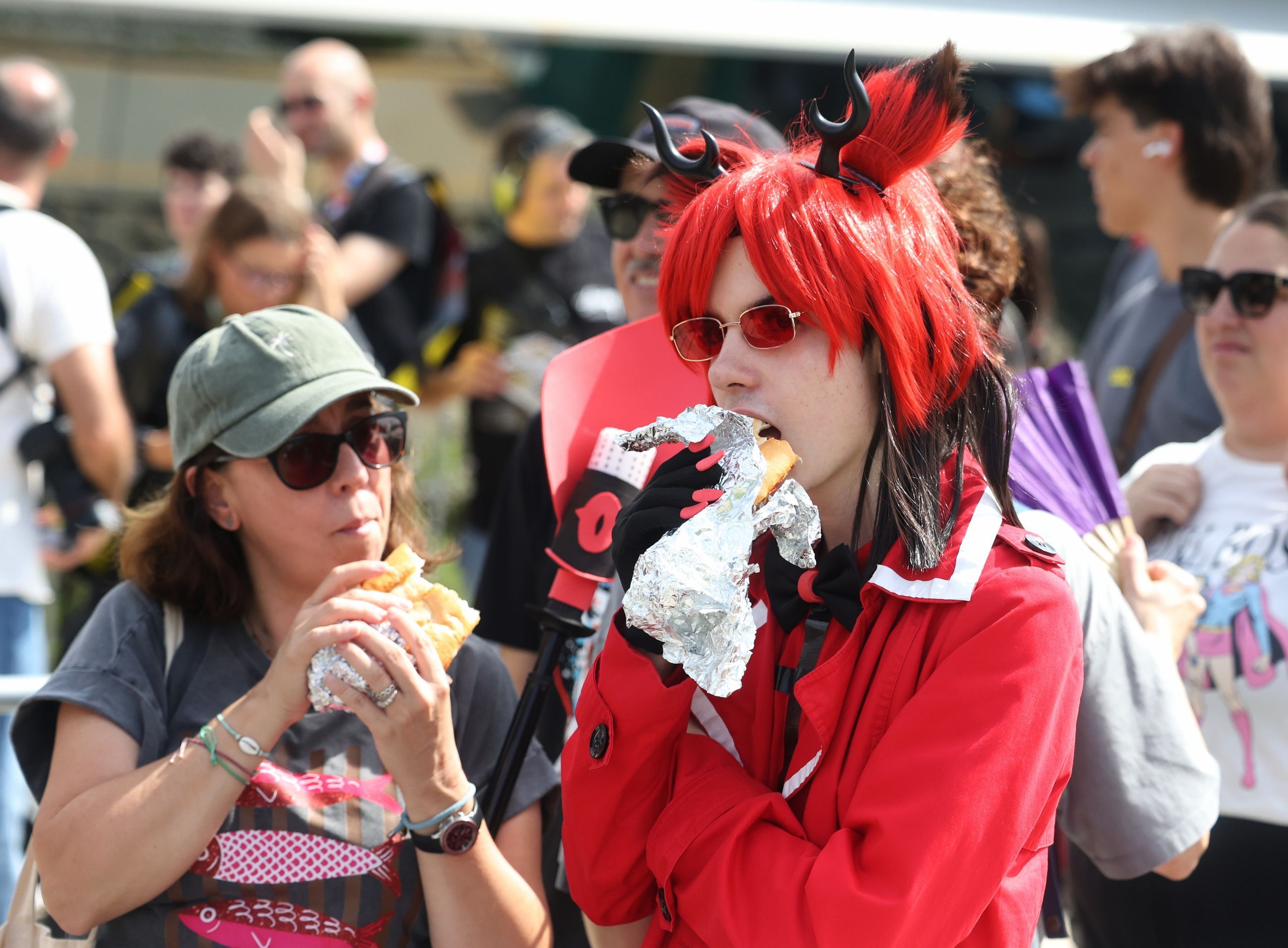 Los 'food-trucks' de la Comic-Con Málaga: hamburguesas a 15 euros, pizzas a 14 y patatas f ...