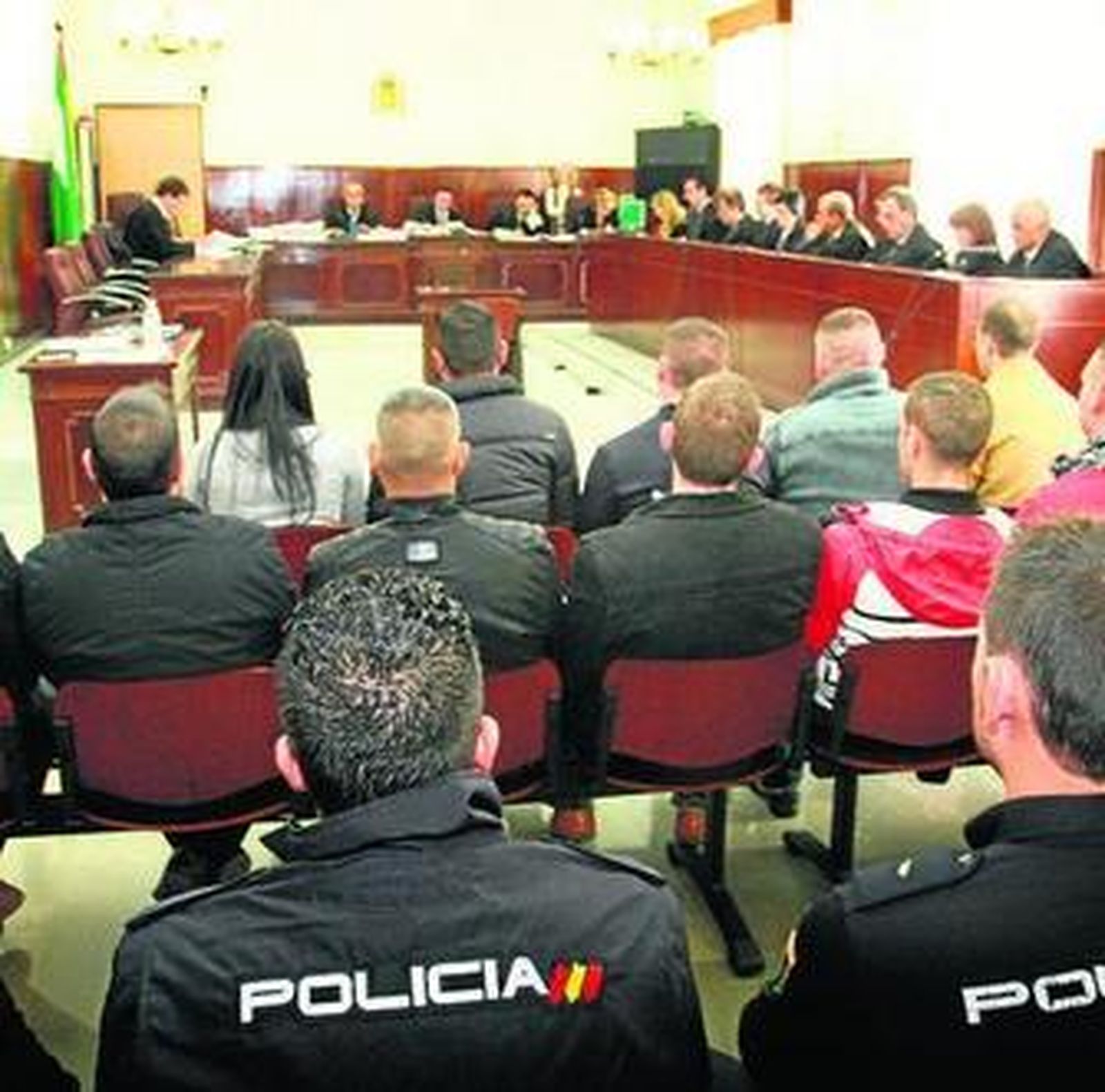 El juicio por el asalto al SIVE, celebrado en diciembre de 2012.
