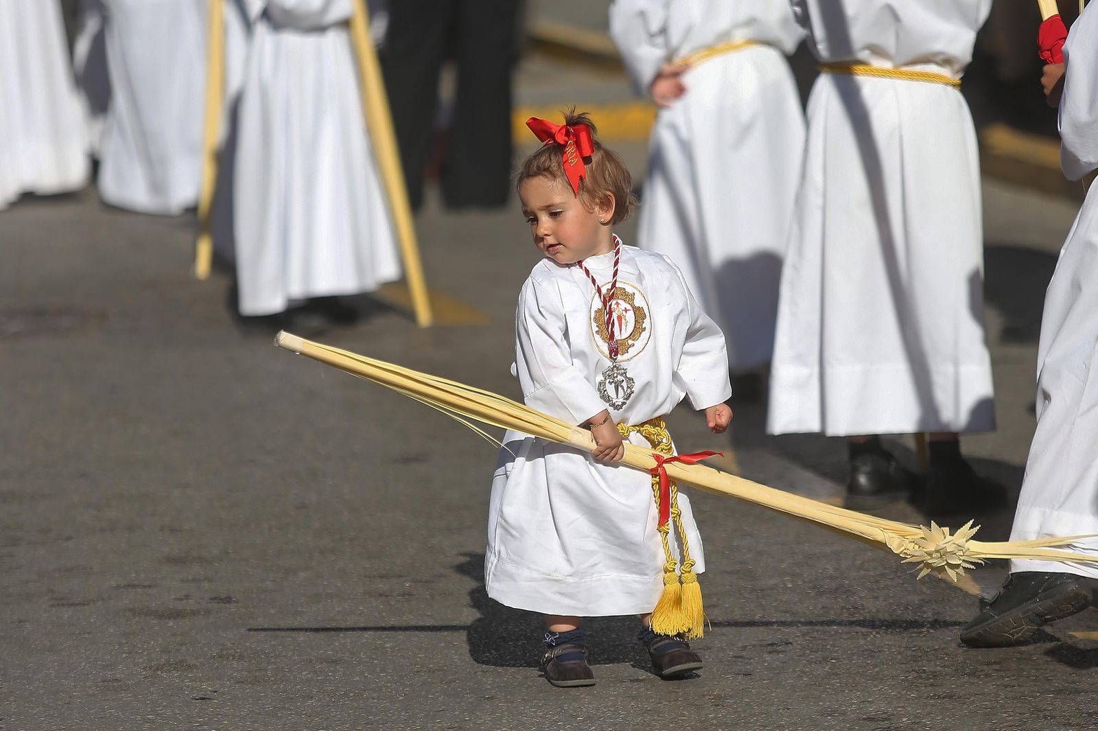 Fotos del Domingo de Ramos en Algeciras: Borriquita y Oración en el Huerto