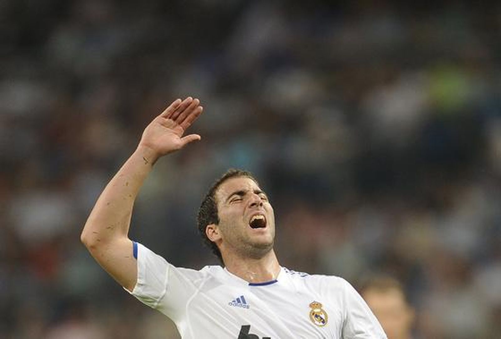 El Real Madrid gana al Espanyol en el Bernabéu. / AFP