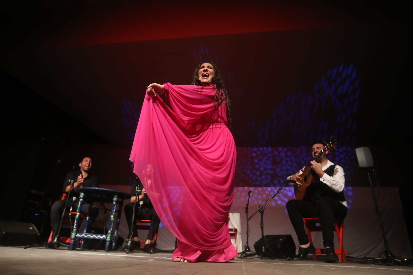 La noche flamenca en el Parque de San Fernando, en imágenes