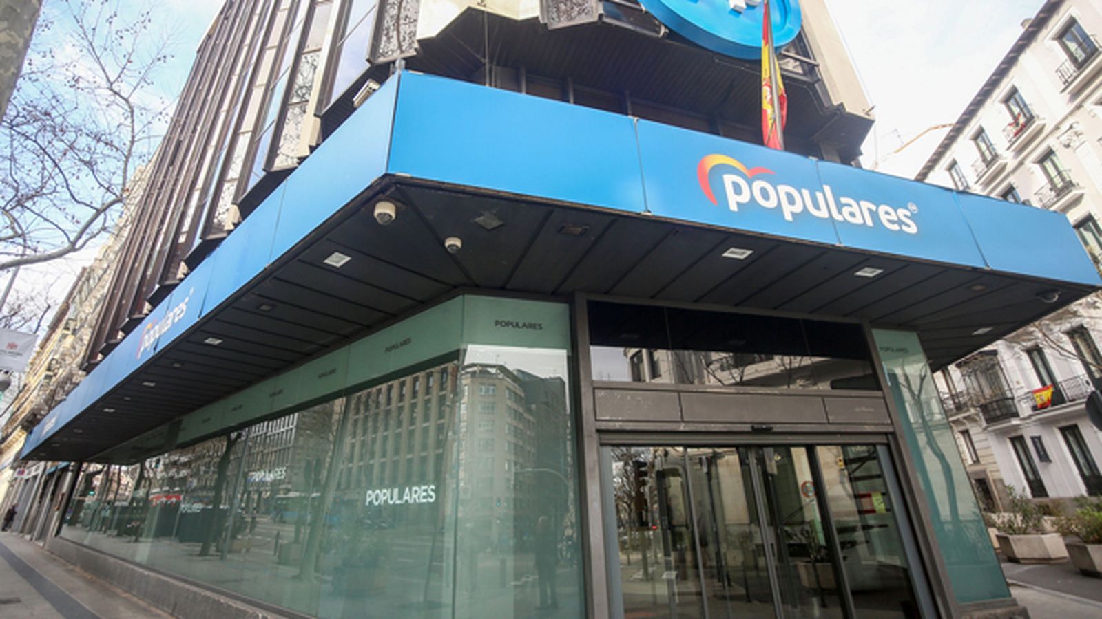 La sede central del PP en la madrileña calle Génova.