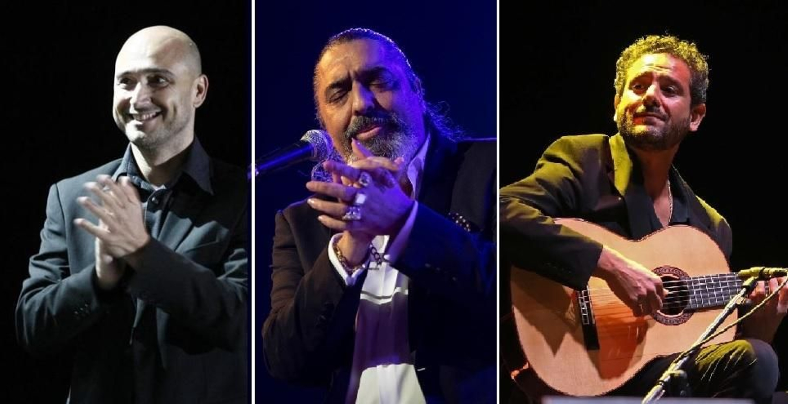 Chico Valdivia, Diego El Cigala y Diego del Morao.