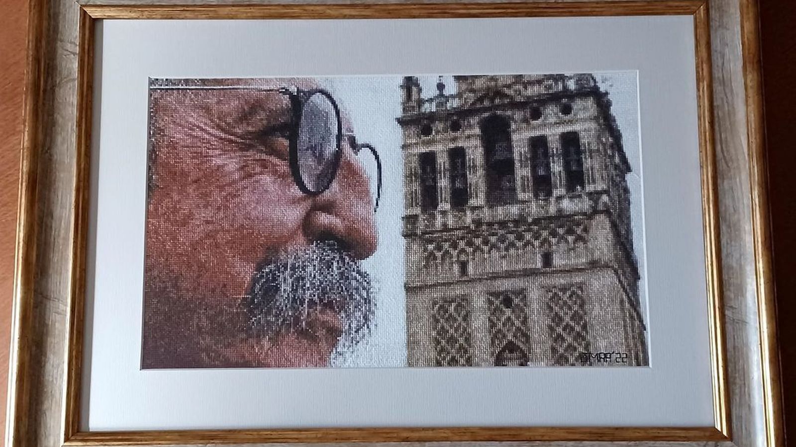 Una de las obras dedicadas a Pascual González