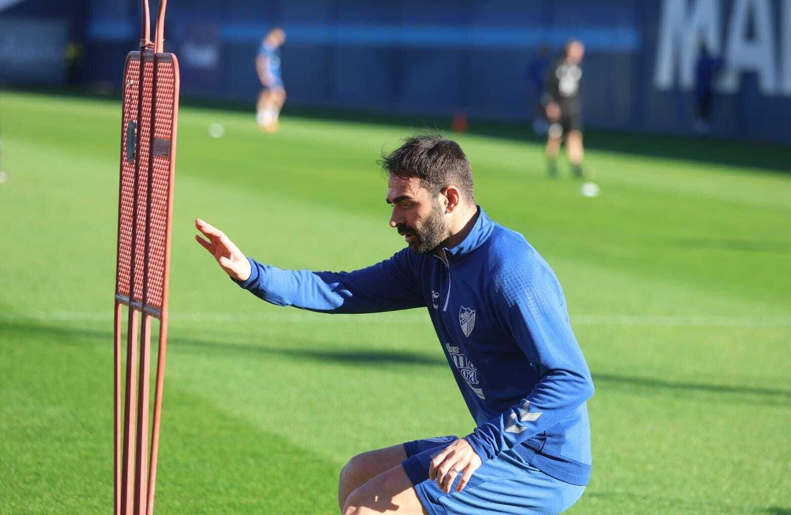 El entrenamiento del Málaga CF, en imágenes
