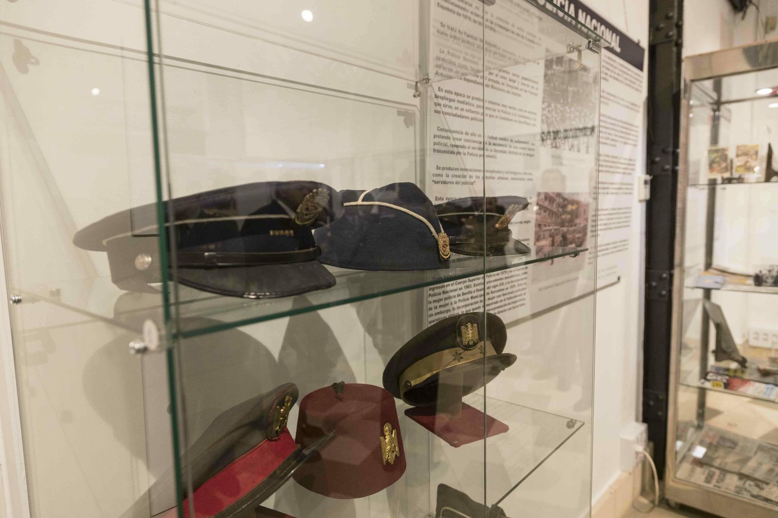 La exposición sobre la historia de la Policía Nacional