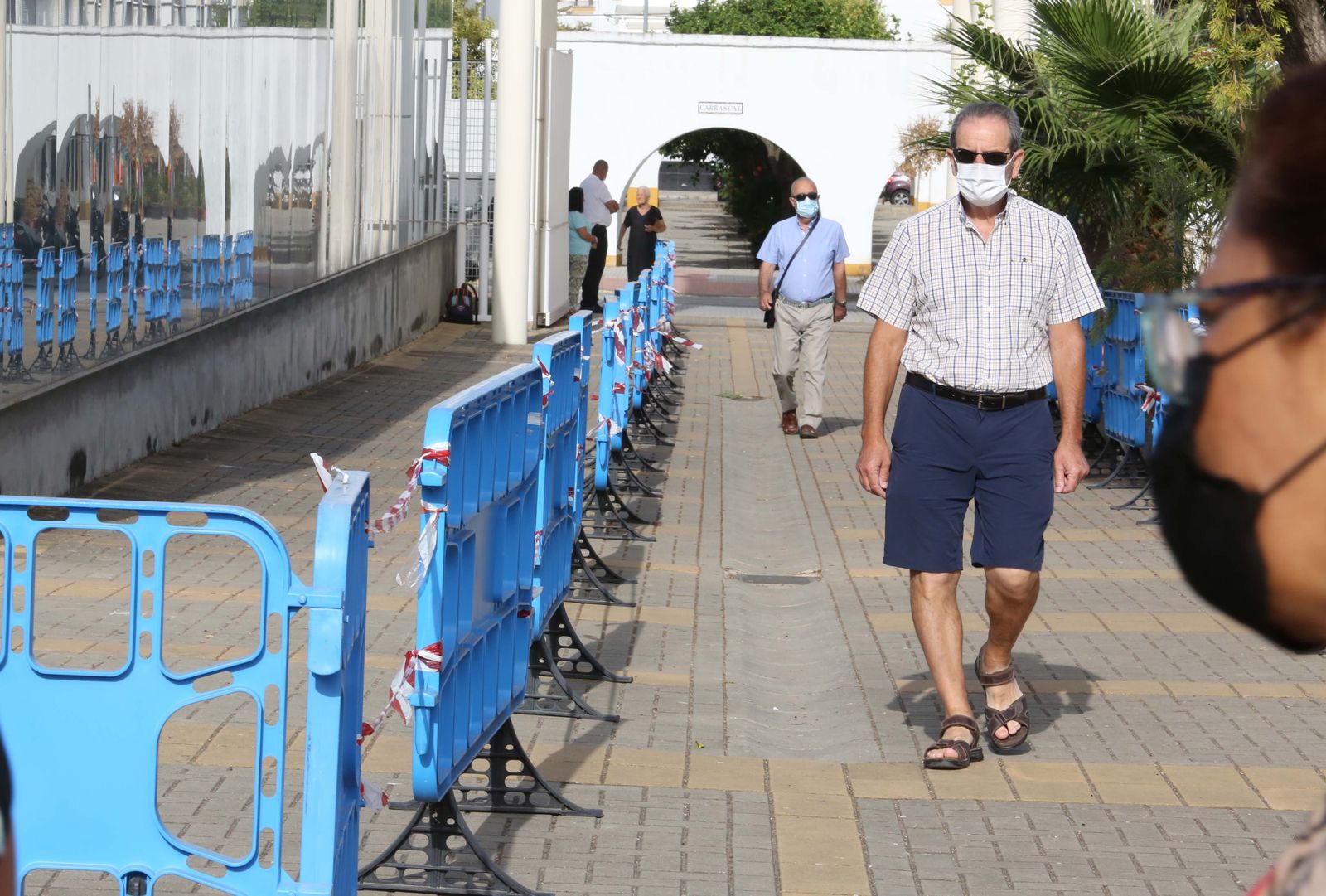 Vacunación masiva en el campus de la UCA en Jerez