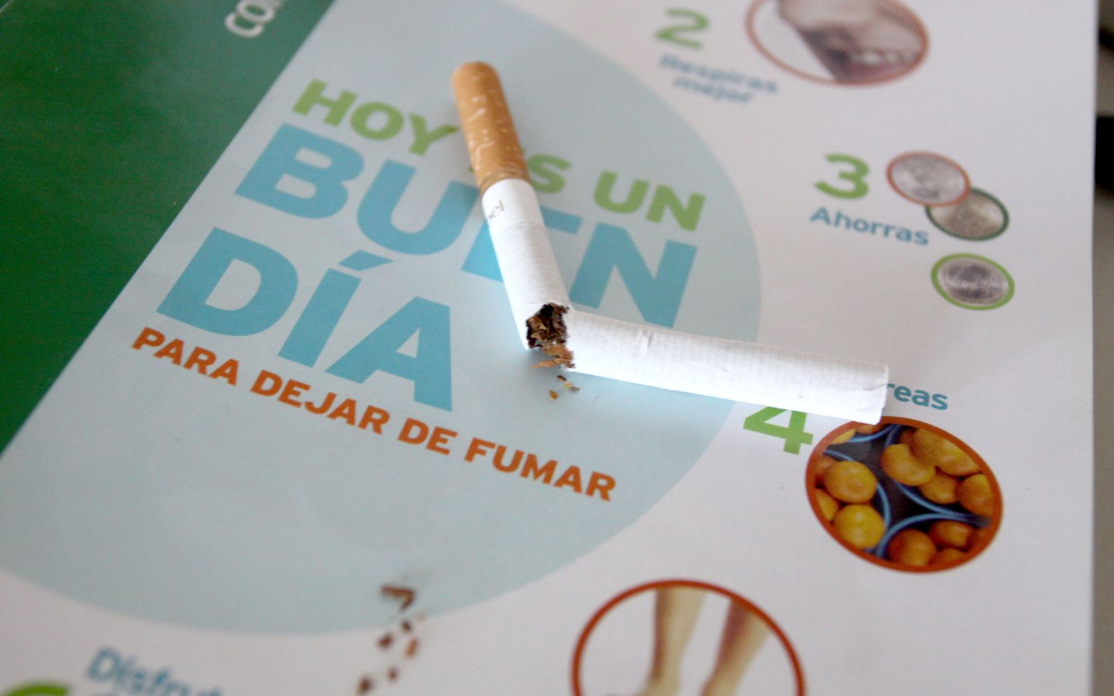 Un campaña para dejar de fumar.