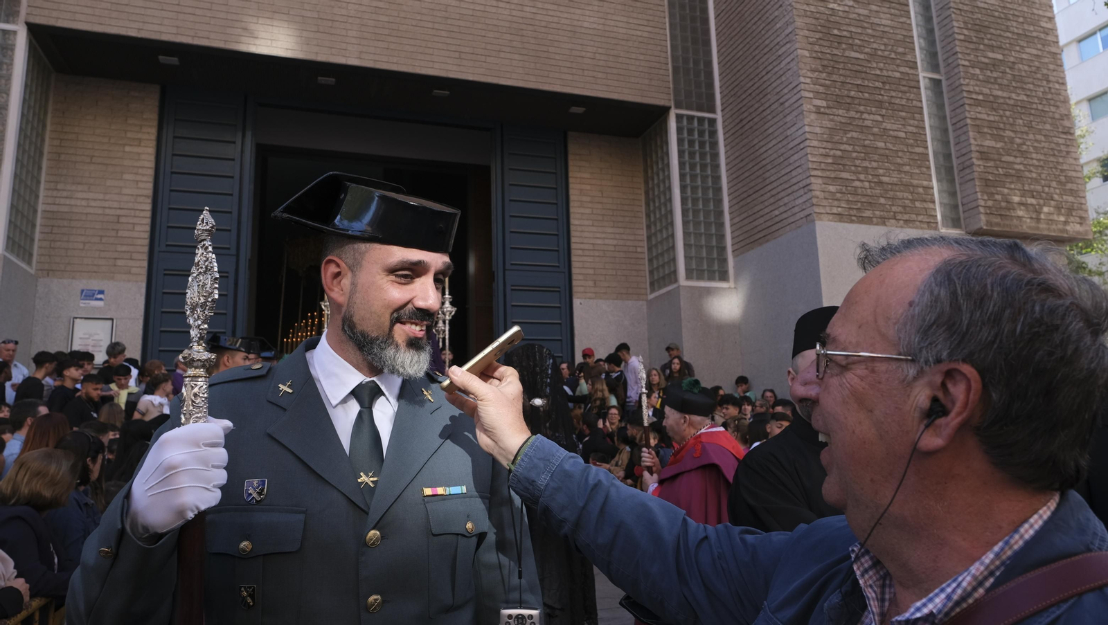 La procesión de Pasión en Almería, en imágenes