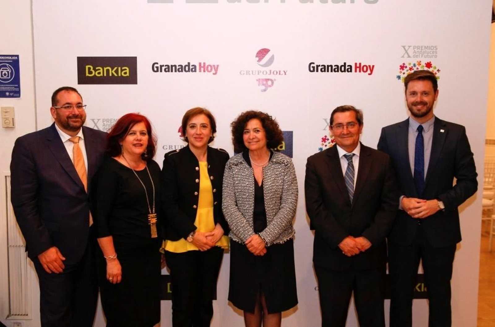 Germán González, Elvira Ramón, Sandra García, Pilar Aranda, José Entrena y Juan José Martín.