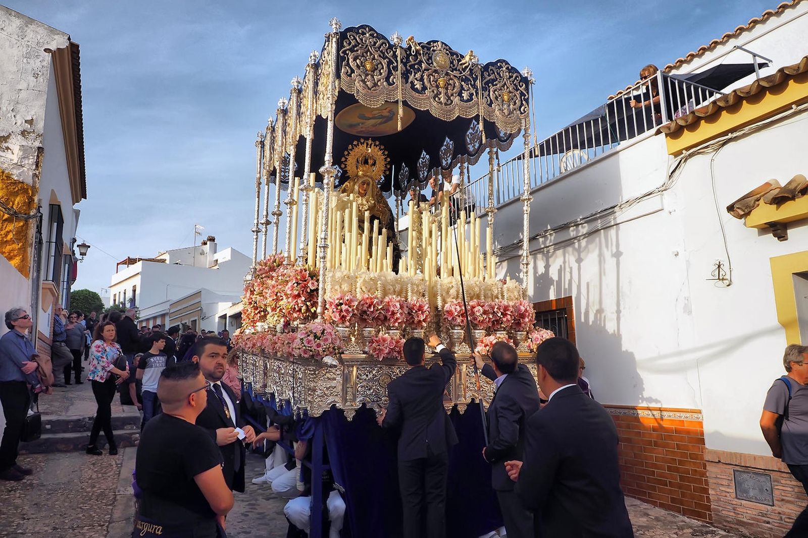 Nuestra Señora de la Amargura por las calles de Ayamonte.