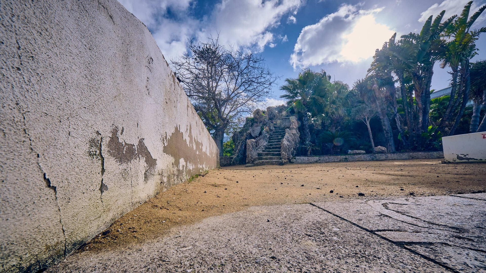 Zona de acceso a la 'Cascada'.