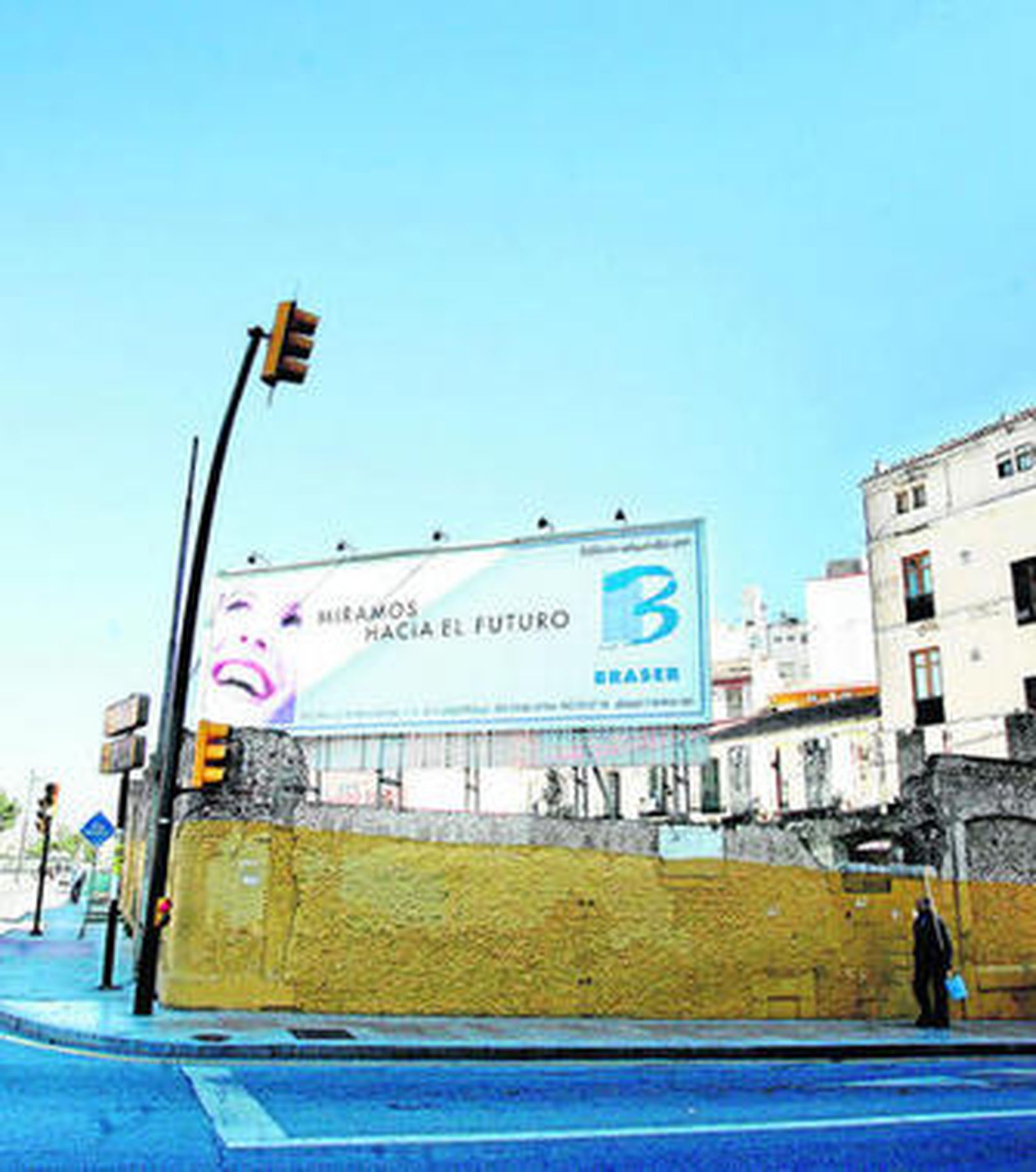 Imagen de la parcela sobre la que se proyecta el hotel de Moneo.