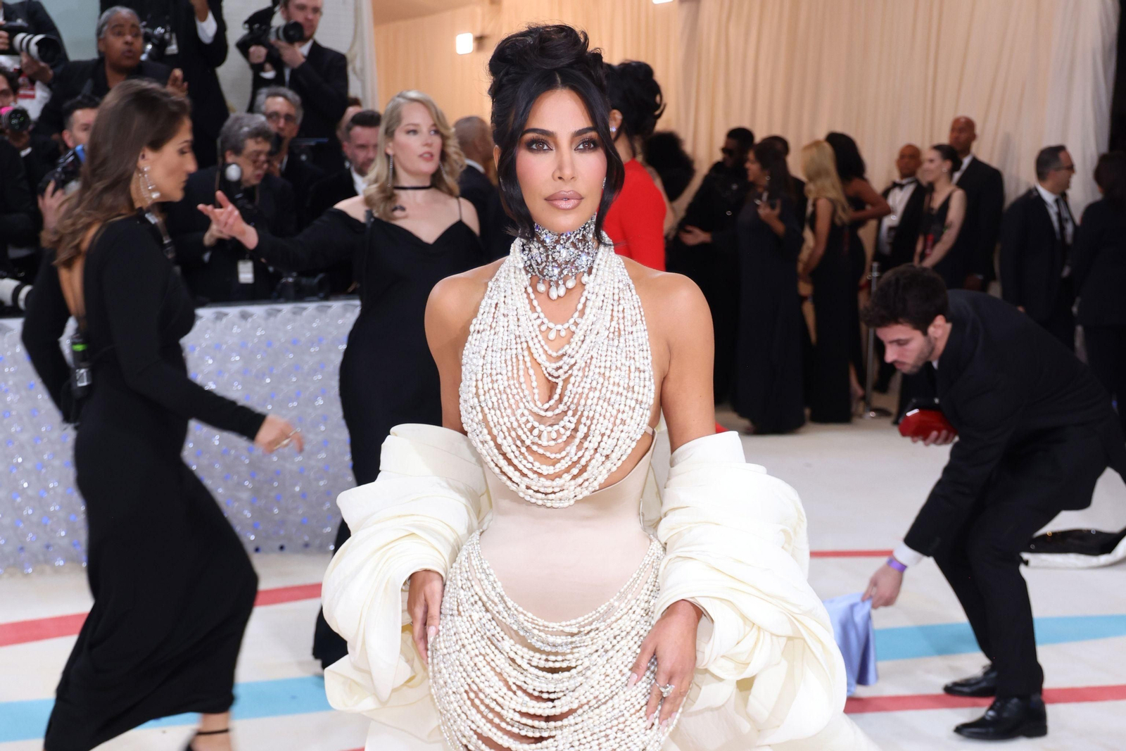 Kim Kardashian, exuberante en su propuesta de la MET Gala
