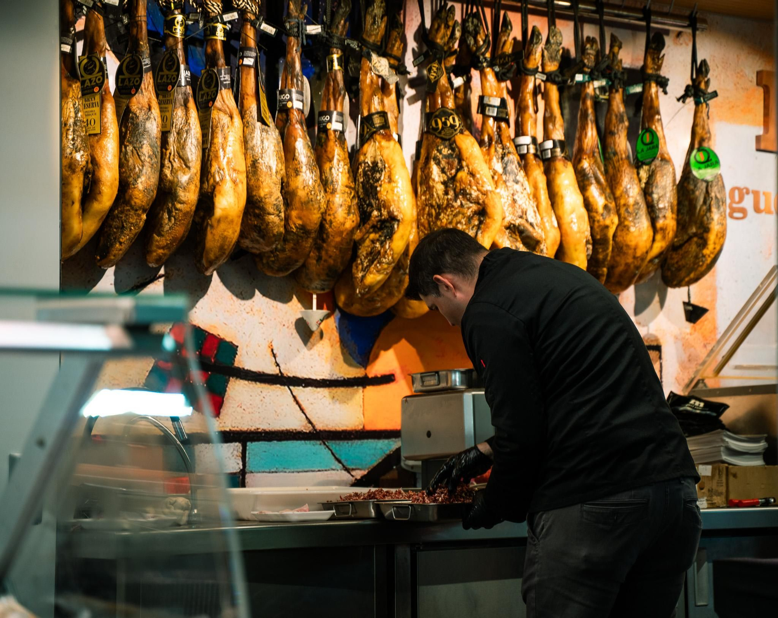 Imágenes del ambiente en el Mercado del Carmen en la mañana del martes