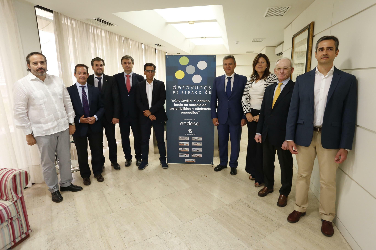 Alberto Grimaldi, Jorge Jiménez, Luis Pérez, Rafael Sánchez, Manuel Ortigosa, Francisco Arteaga, Esperanza Caro, Beltrán Calvo y Alejandro Marano.