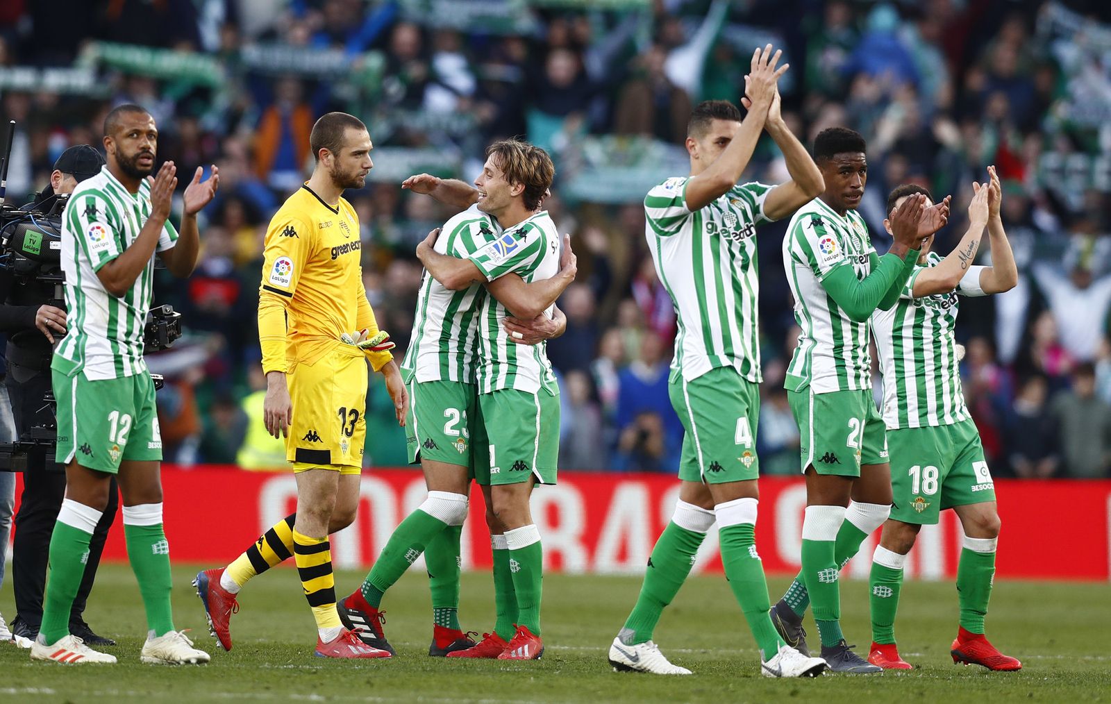 El Betis-Atlético de Madrid, en imágenes