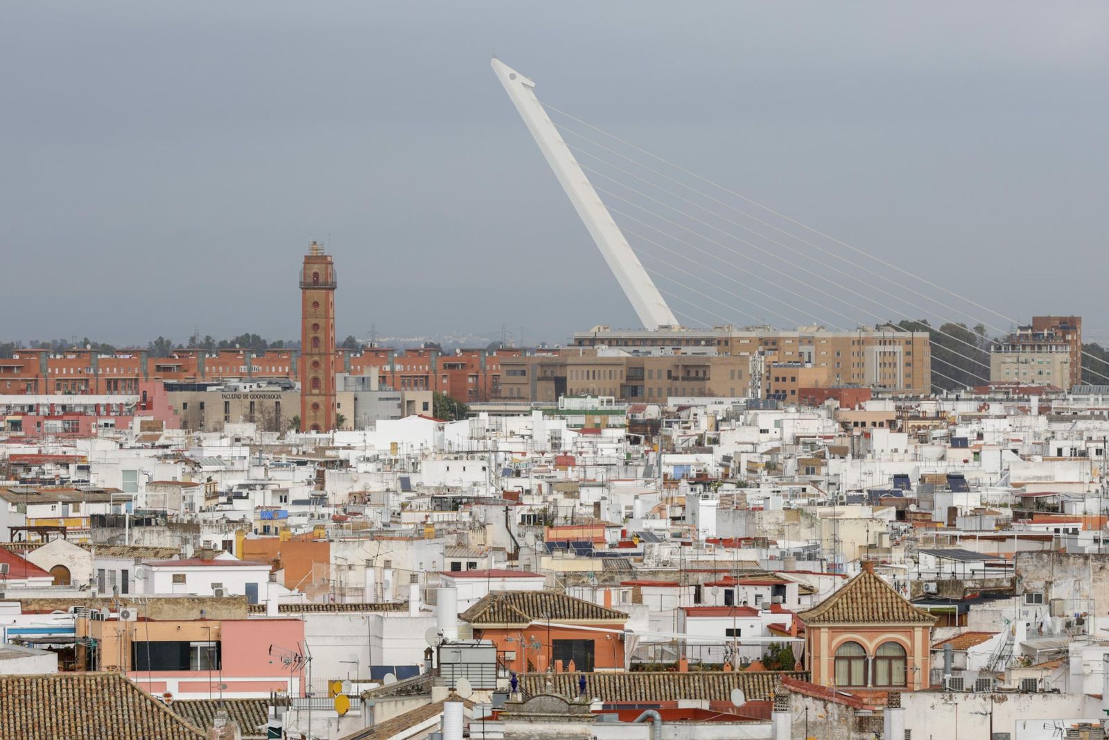 Las imágenes de la visita a las cubiertas de la Iglesia de la Anunciación