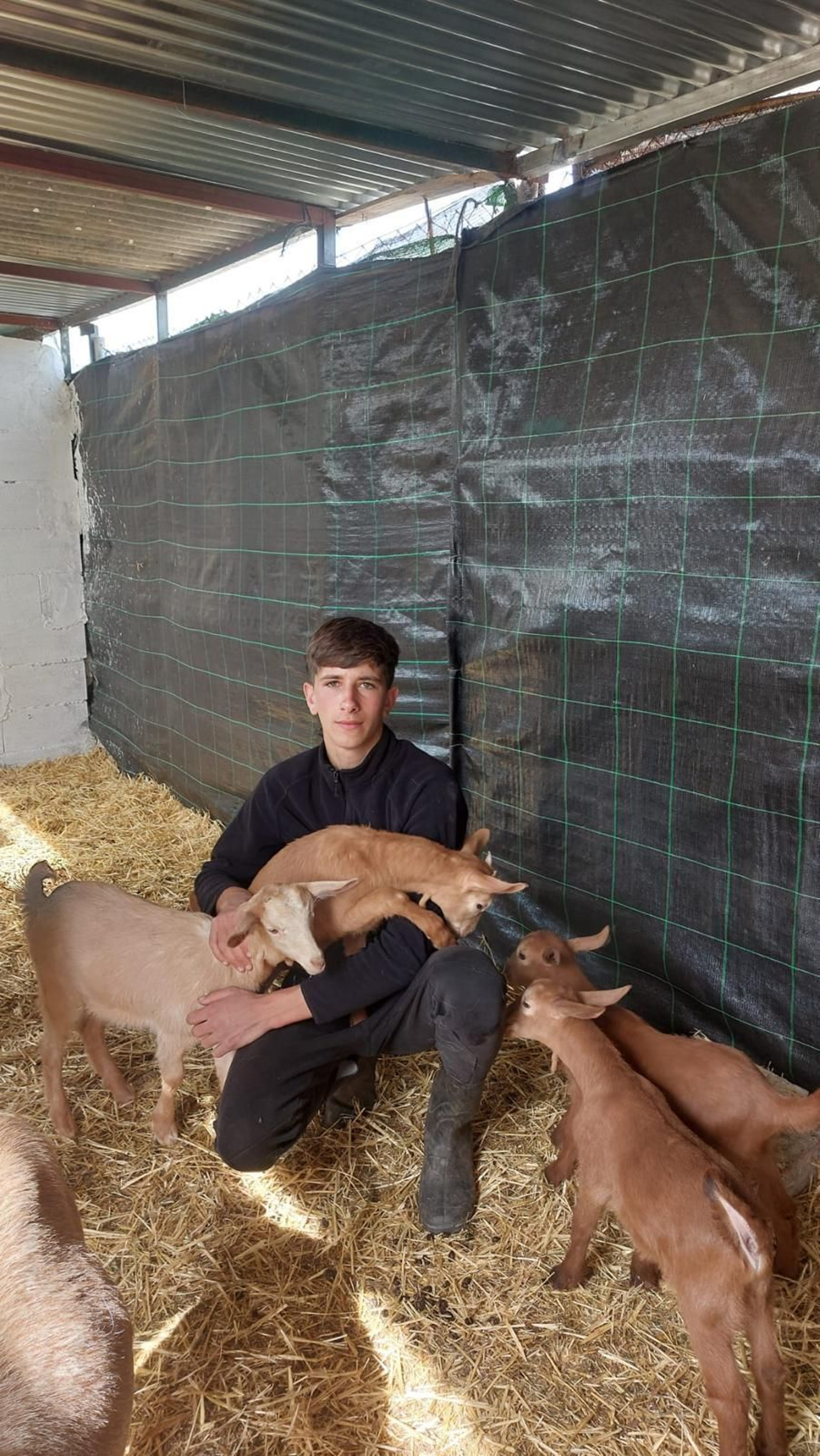 David Tomé con sus chivas