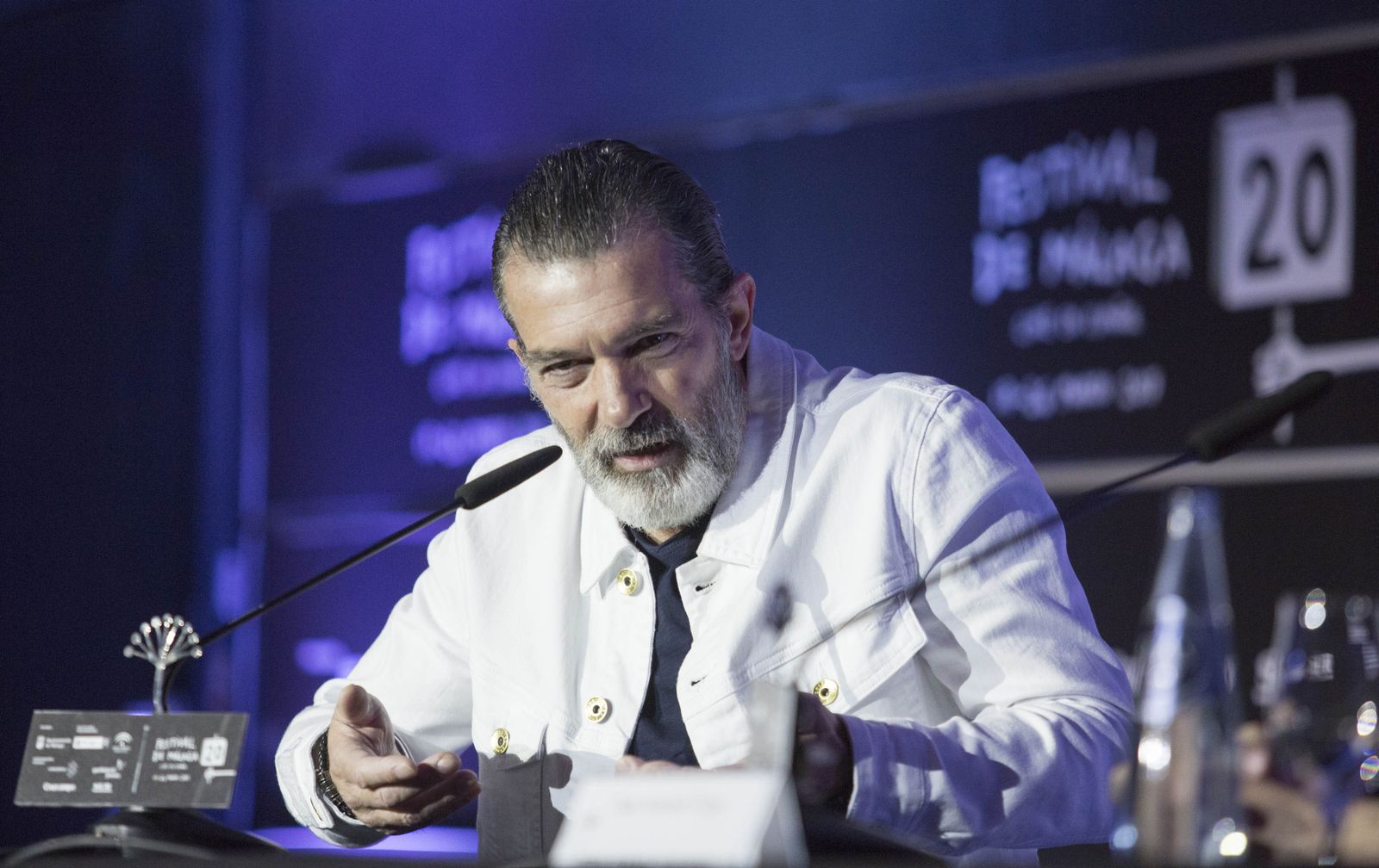 Antonio Banderas en el Festival de Málaga 2017.