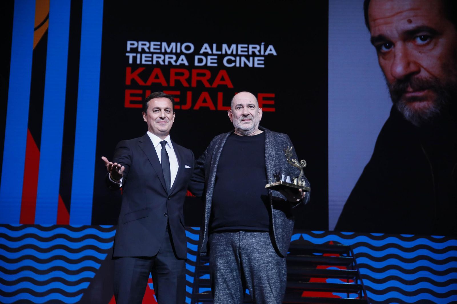 Las imágenes de la gala del Festival Internacional de Cine de Almería (Fical) con el premio 'Almería, tierra de cine' a Karra Elejalde