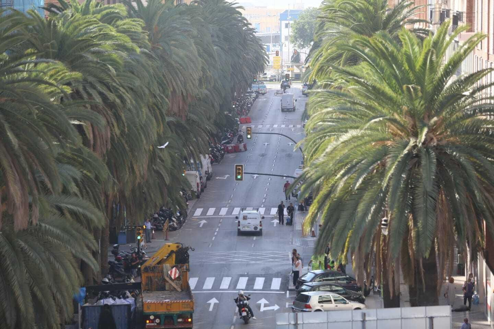 Fotos de la reapertura al tráfico de la Avenida de Andalucía y la Alameda de Colón