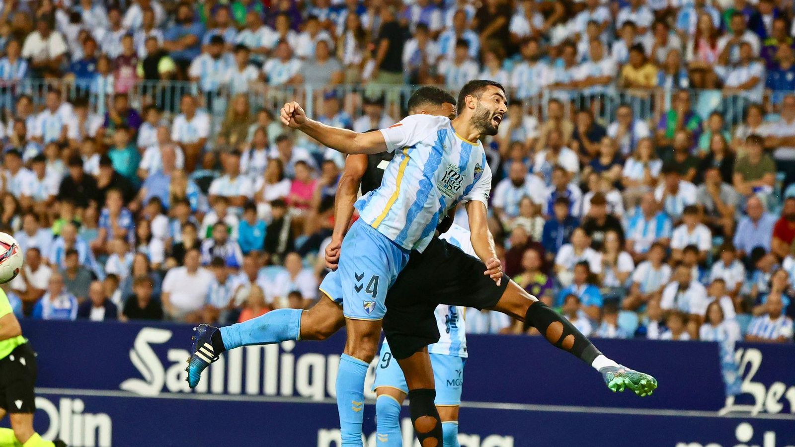El Málaga CF - Elche, en fotos