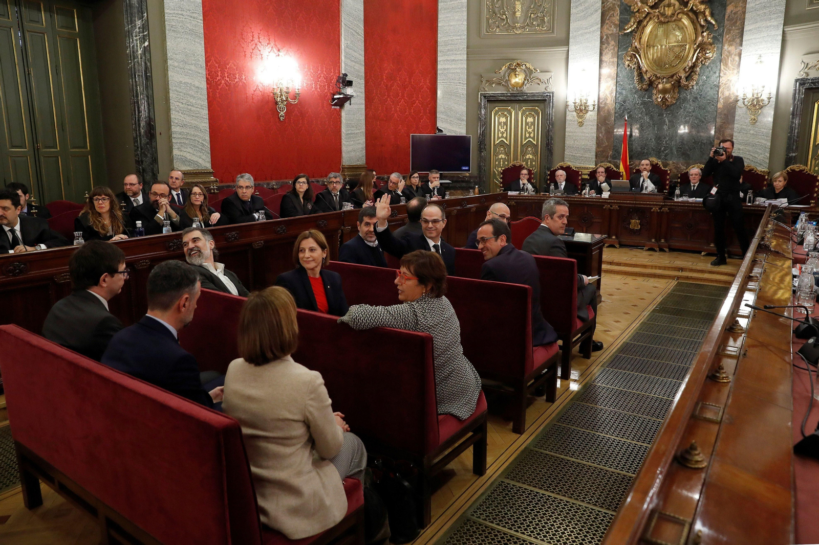 Las imágenes del juicio del 'procés'
