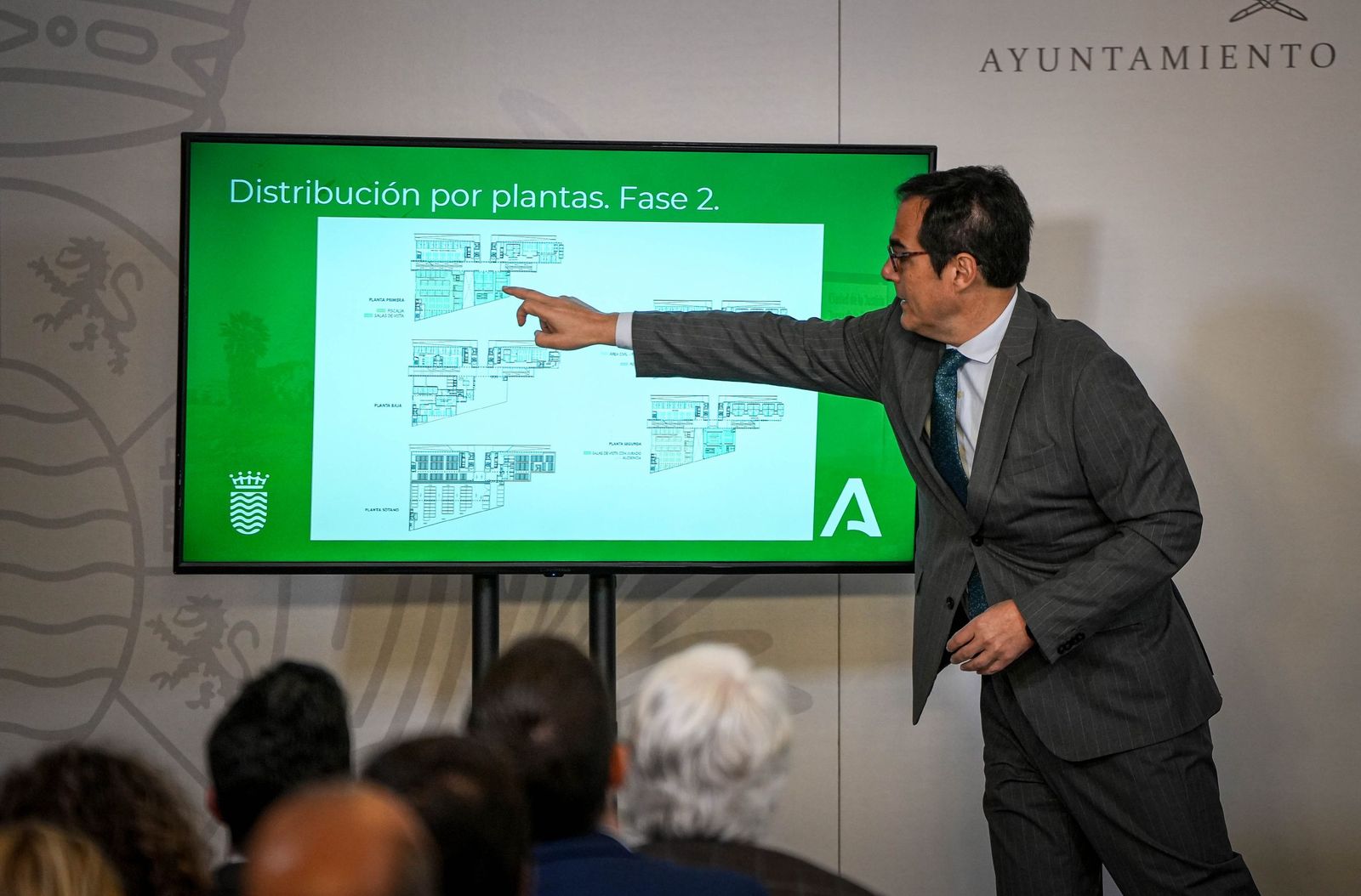 Imágenes de la presentación del Proyecto Ciudad de la Justicia de Jerez