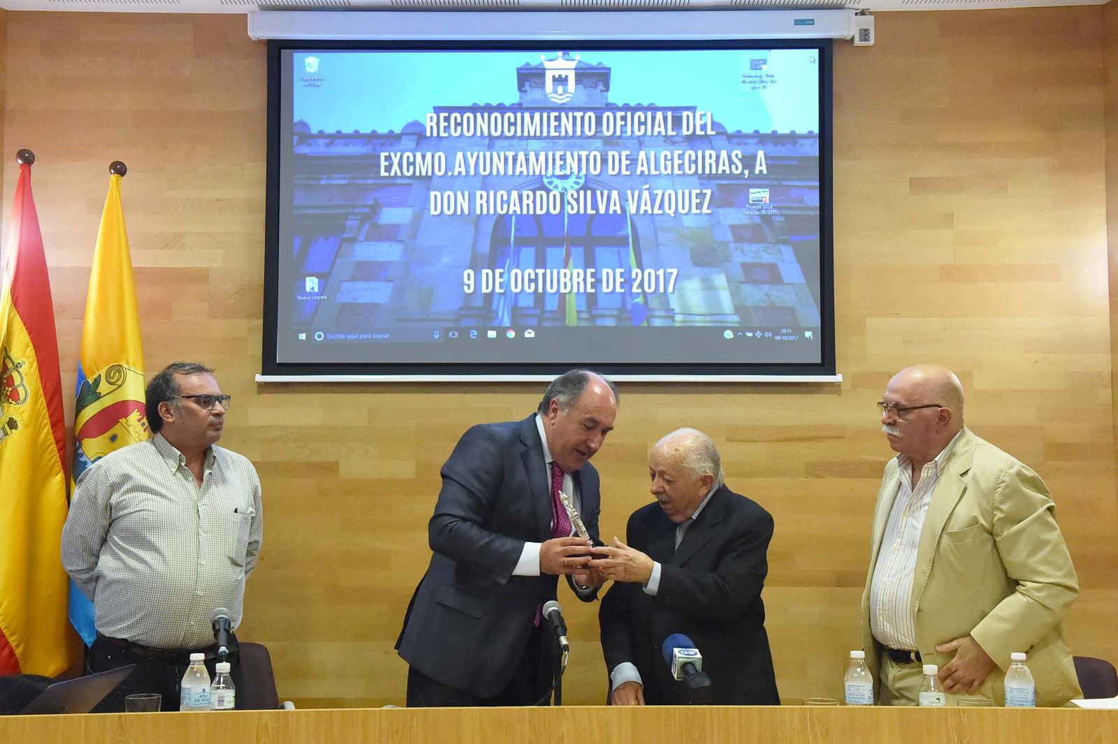 Homenaje al profesor Ricardo Silva en 2017