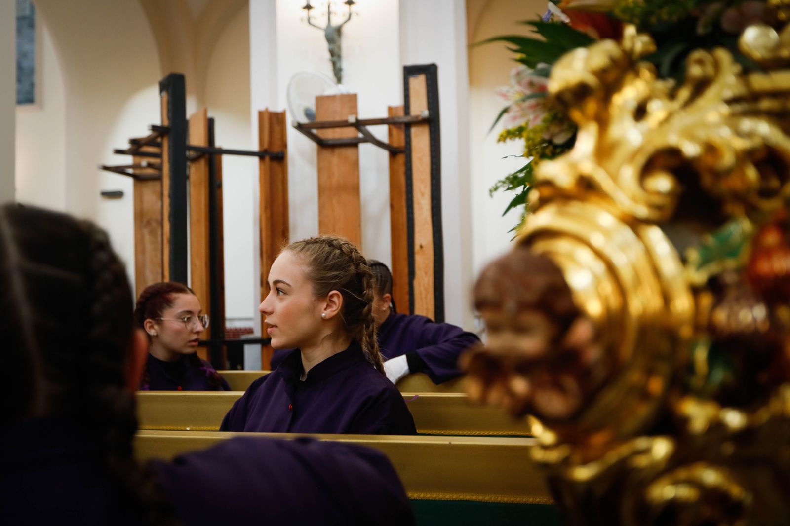 La procesión del Encuentro, en imágenes