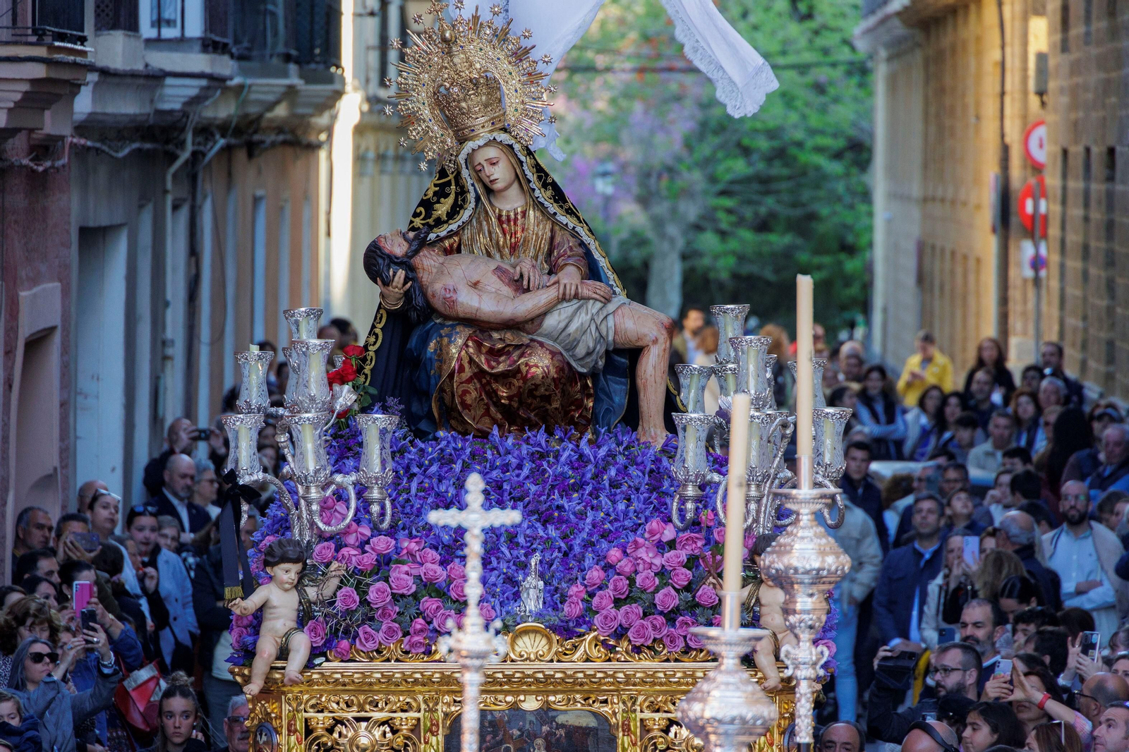 Imágenes de la cofradía del Caminito de la Semana Santa de Cádiz 2023