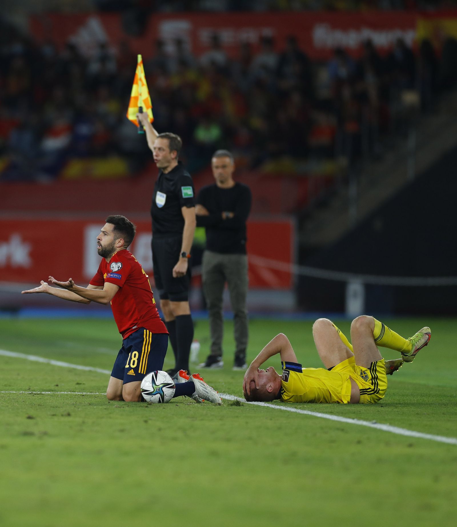 Las imágenes del España-Suecia