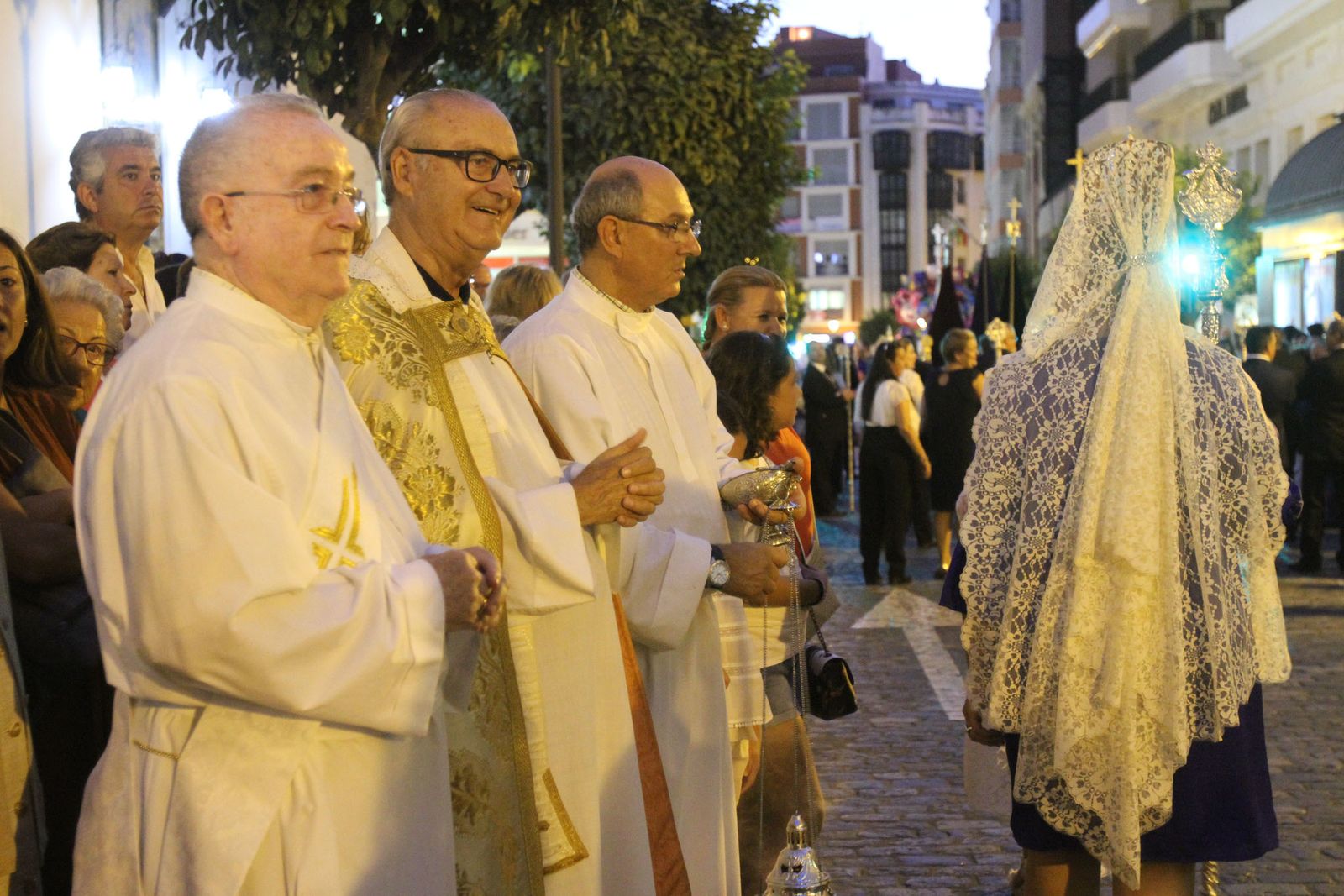 Procesión solemne de la Virgen de la Cinta.