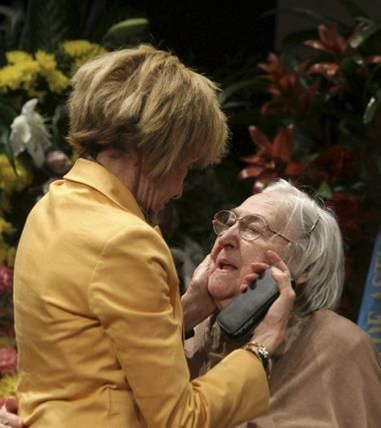 La ex vicepresidenta primera del Gobierno María Teresa Fernández de la Vega junto a Josefina Samper.

Foto: EFE