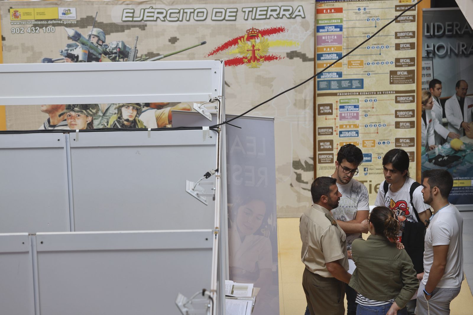 La imágenes de la V Feria de Empleo de la UMA