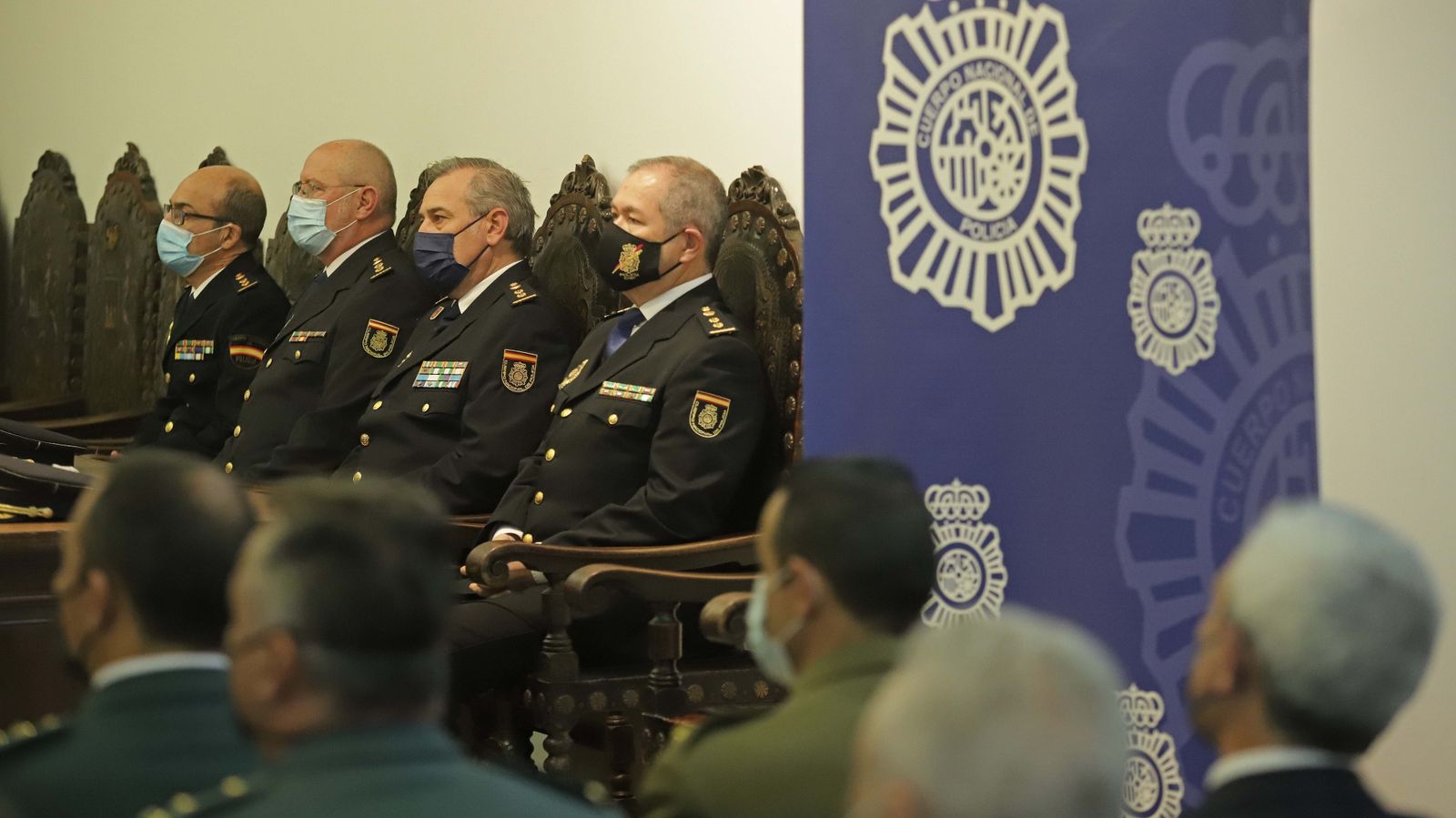 Fotos de la jura de cargo del nuevo comisario de la Policía Nacional en La Línea