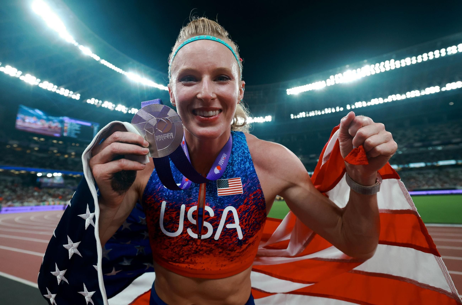 Las fotos de la lesión de Jordan Díaz y del resto de la jornada del Mundial de atletismo